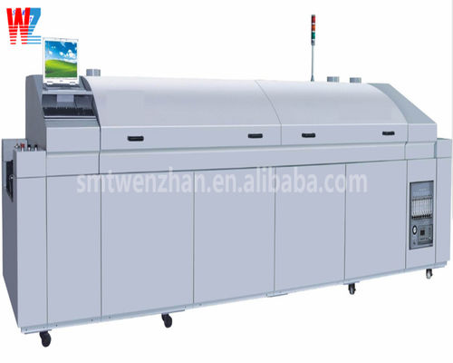 Hoge efficiëntie benchtop reflow oven Dual zone temperatuurcontrole reflow soldering voor SMT PCB assemblage