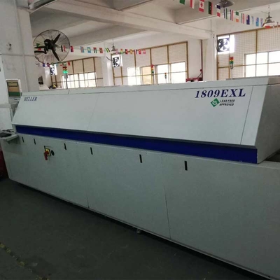 Heller 1809EXL PCB SMT terugstroomoven 9 Zones SMT terugstroom soldeermachine